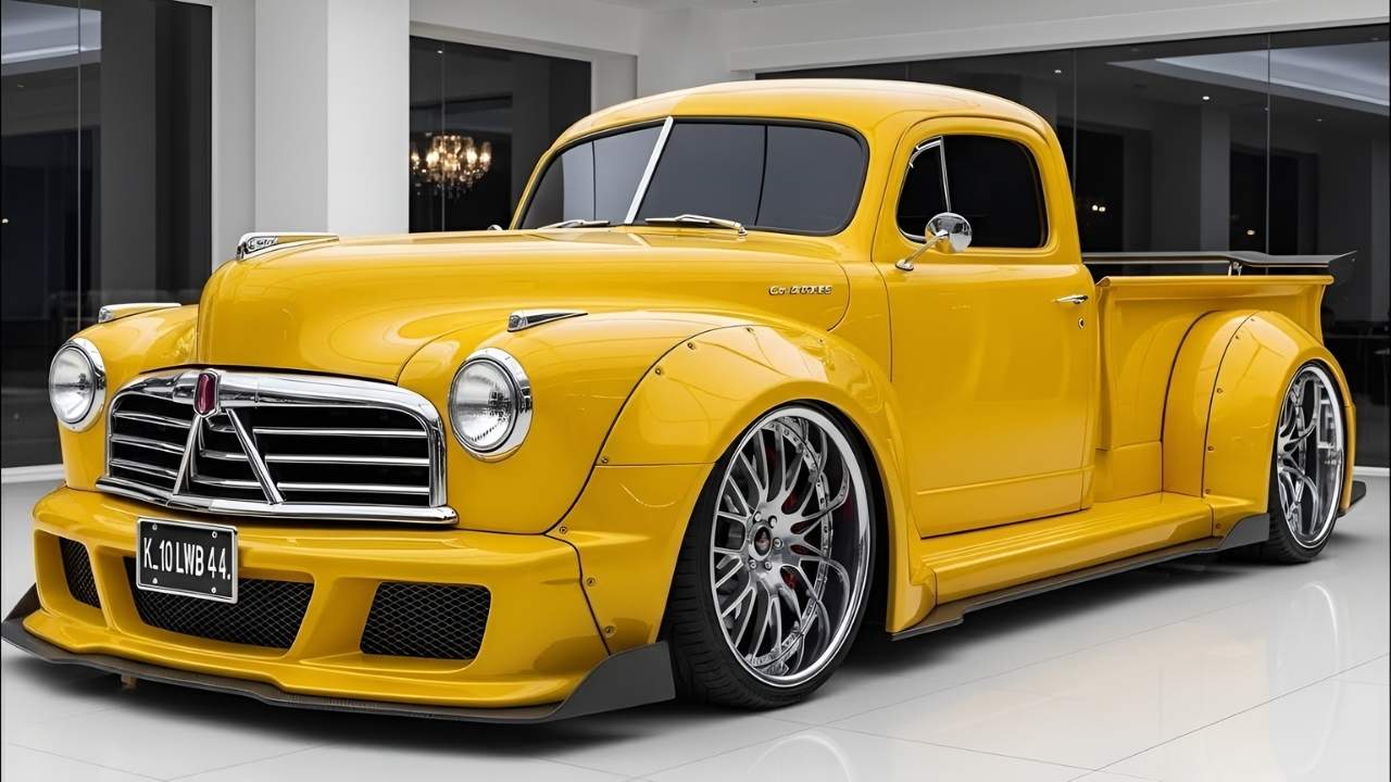 Customized Vintage Pickup Truck 2026: estilo retro, detalles únicos y potencia renovada